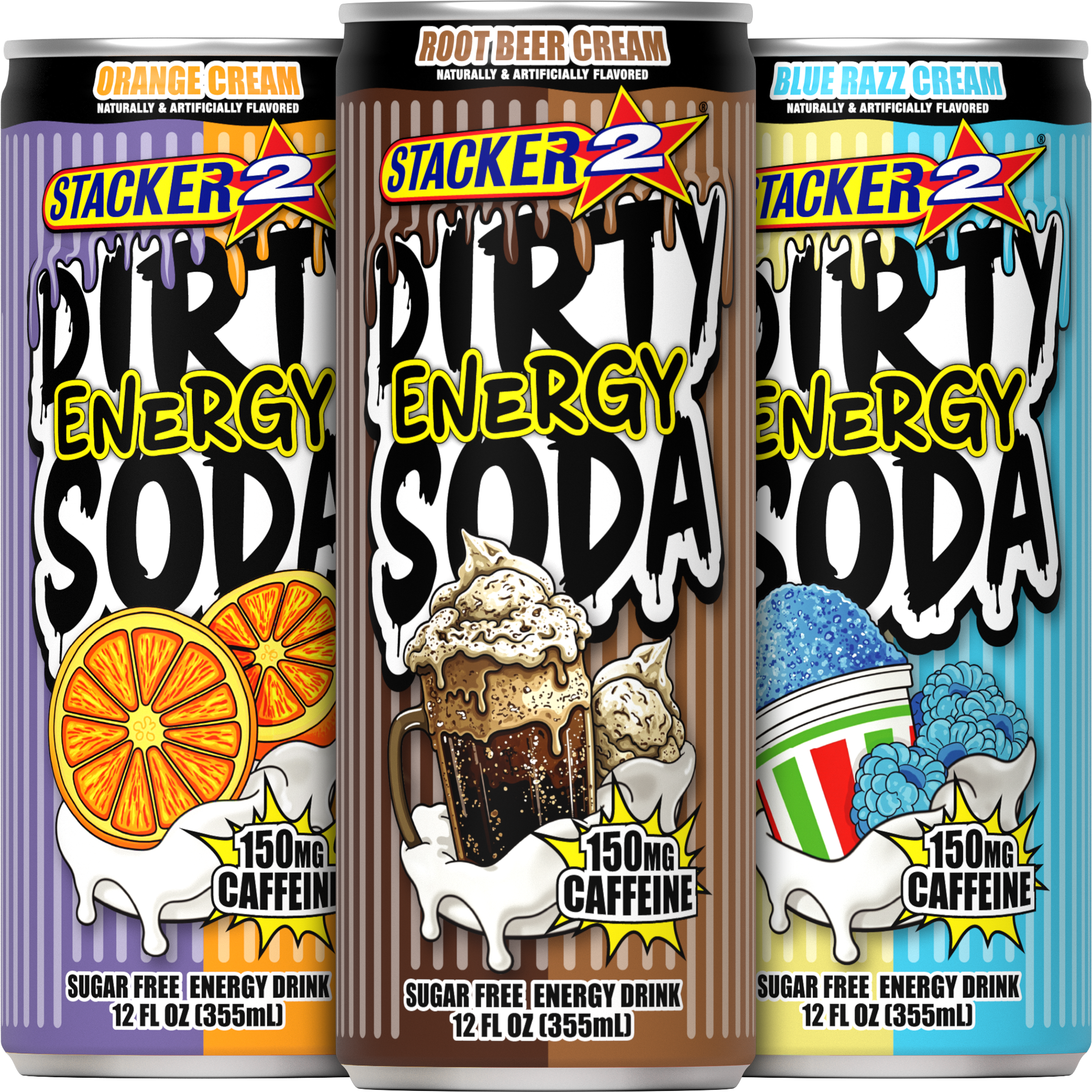 Stacker 2 Dirty Energy Soda 12oz Cans | Stacker2