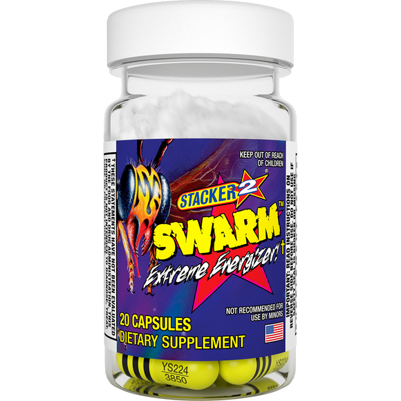 Stacker 2 Swarm Men's Performance Supplement | Testosterone Support & Vitality Formula | Stacker2
