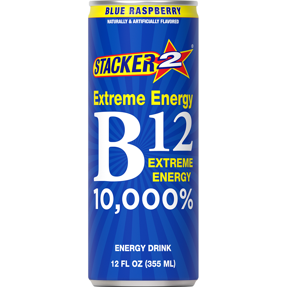 Stacker 2 B12 Energy Drinks 12oz (12pk - 12 oz Cans)