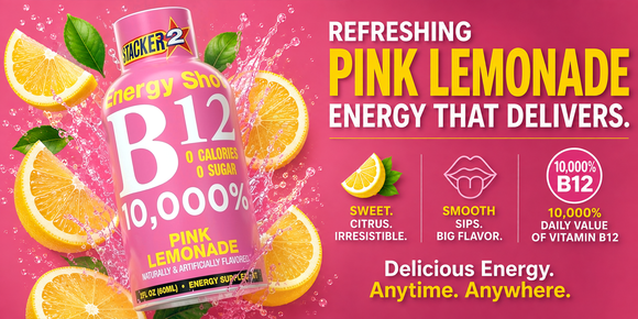Stacker 2 B12 Energy Shot 10,000% Daily Value (12pk - 2 oz bottles)