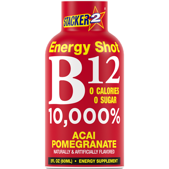 B12 Energy Shot 10,000% Daily Value (12pk - 2 oz bottles)