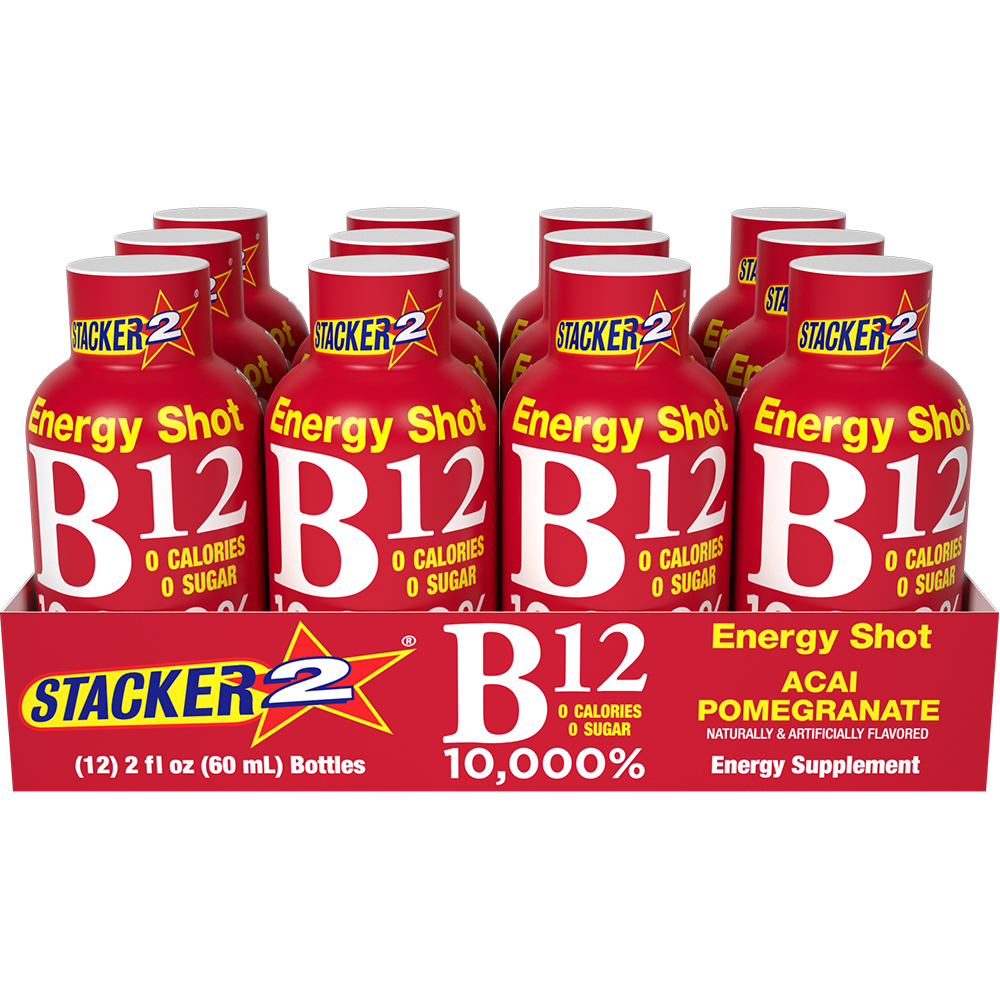 B12 Energy Shots (12pk - 2 oz bottles) - 0