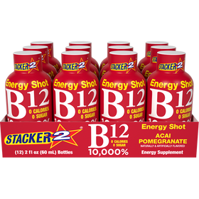 B12 Energy Shots (12pk - 2 oz bottles) - 0