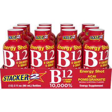 B12 Energy Shots (12pk - 2 oz bottles) - 0