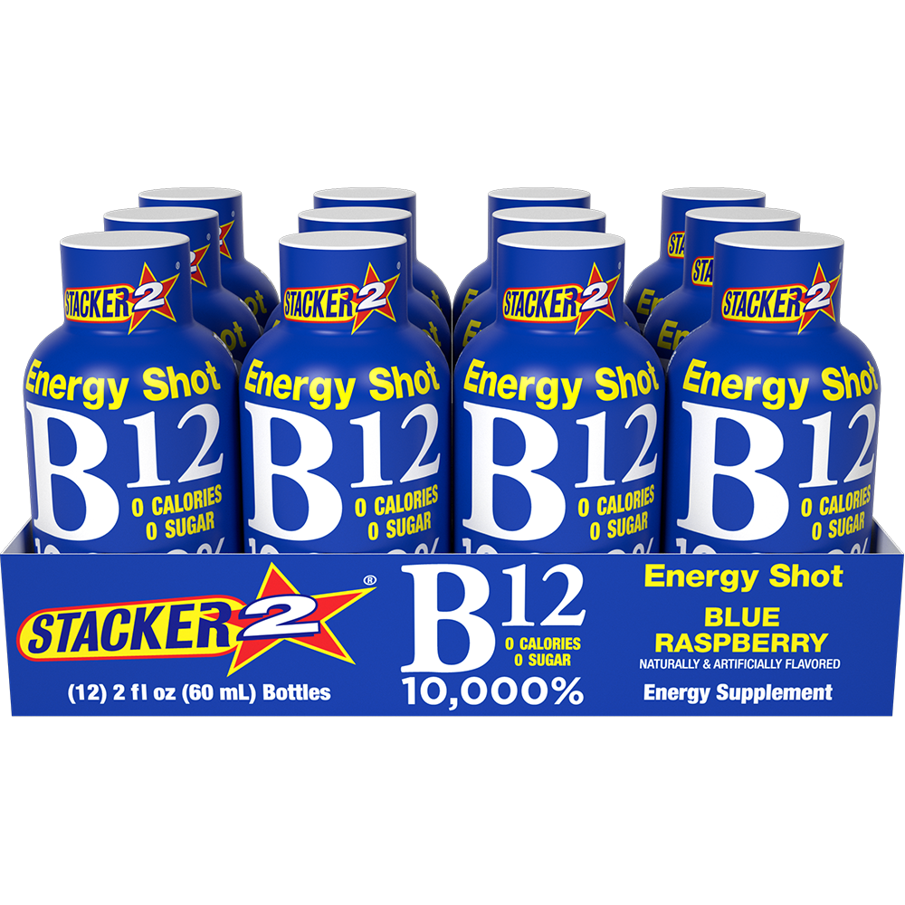 b12 energy shot injection Stacker 2 10,000% Daily Value – 12 Pack edges regrowth Specification:20 mg B12 Injections | Premier
