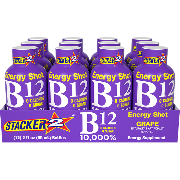 B12 Energy Shot 10,000% Daily Value (12pk - 2 oz bottles)