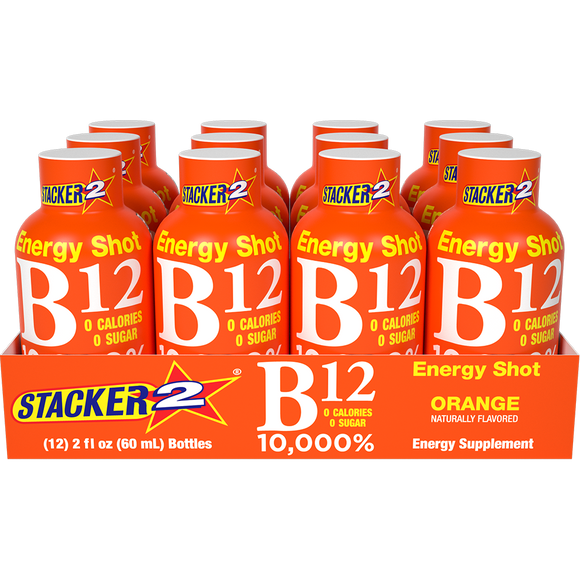 B12 Energy Shot 10,000% Daily Value (12pk - 2 oz bottles)