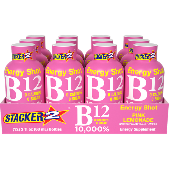 B12 Energy Shot 10,000% Daily Value (12pk - 2 oz bottles)