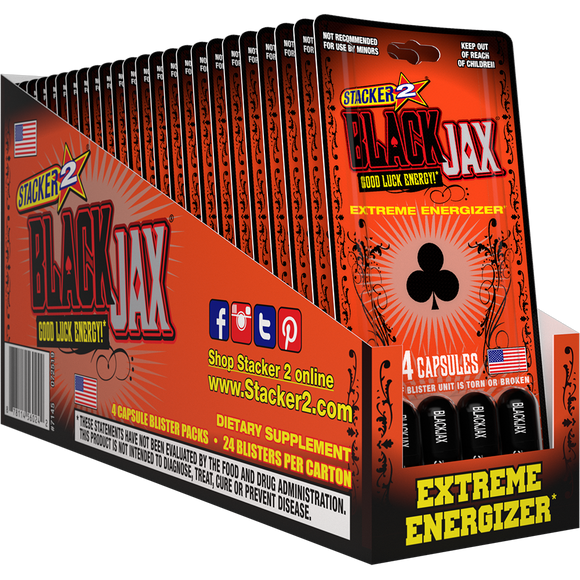 Black Jax Energy Capsules | Extreme Energy & Focus Supplement | Stacker2