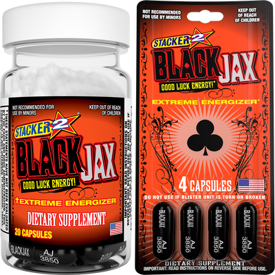 Black Jax Energy Capsules | Extreme Energy & Focus Supplement | Stacker2