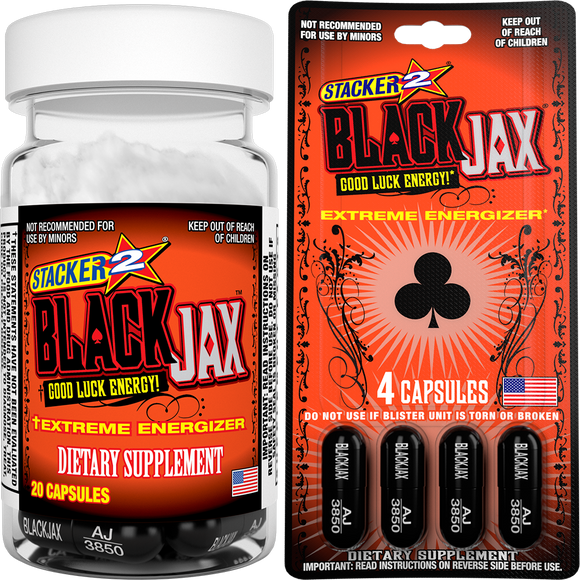 Black Jax Energy Capsules | Extreme Energy & Focus Supplement | Stacker2