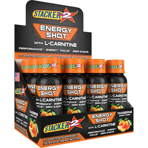 L-Carnitine Shots: Tangerine (12pk - 3 oz Bottles) | Stacker2 L-Carnitine Shots: Tangerine (12pk - 3 oz Bottles) | Stacker2