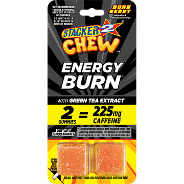 Stacker2 Chew Gummies: Diet & Energy