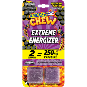 Stacker2 Chew Gummies: Extreme Energizer