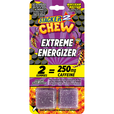 Stacker 2 Extreme Energizer Gummies | Fast-Acting Energy Chews