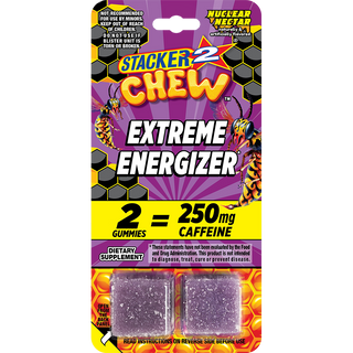 Stacker2 Chew Gummies: Extreme Energizer