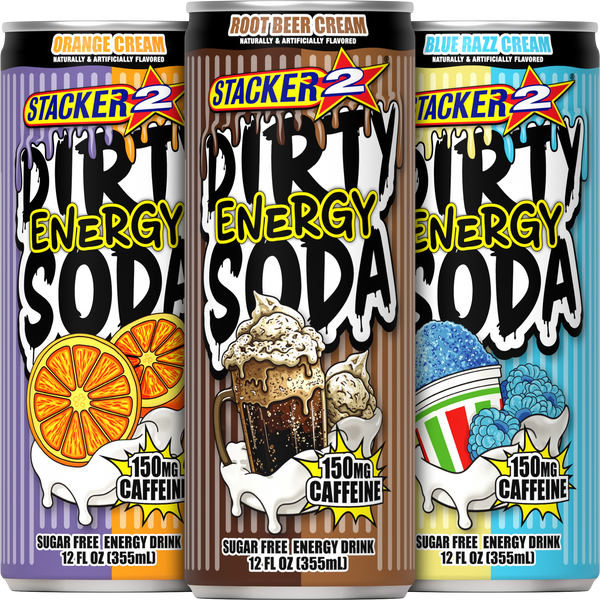 Stacker 2 Dirty Energy Soda 12oz (12pk - 12 oz Cans)