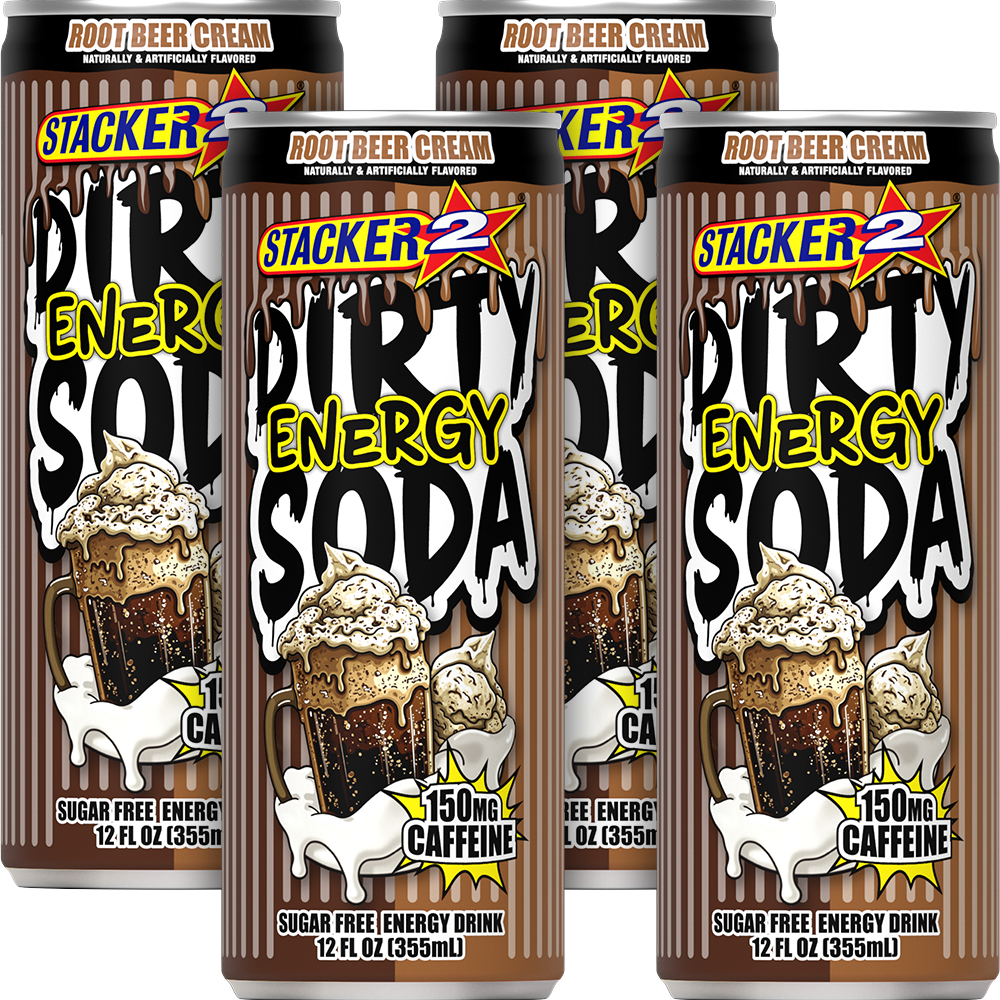Stacker 2 Dirty Energy Soda 12oz Cans | Stacker2