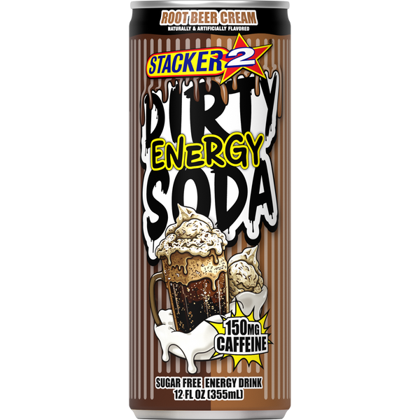 Stacker 2 Dirty Energy Soda 12oz (12pk - 12 oz Cans)