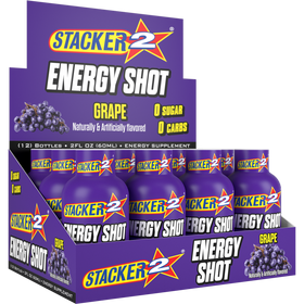 Stacker2 Energy Shots (12pk - 2 oz Bottles)