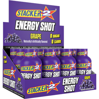 Stacker2 Energy Shots (12pk - 2 oz Bottles)