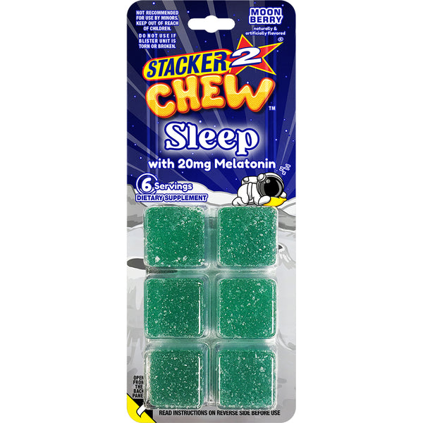 Stacker2 Chew Gummies: Sleep 6ct Pack