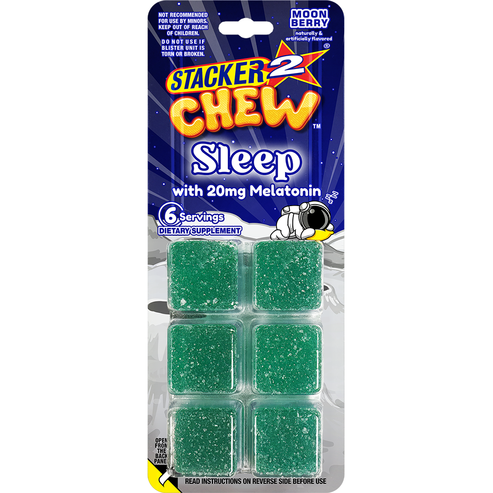 Stacker2 Chew Gummies: Sleep 6ct Pack
