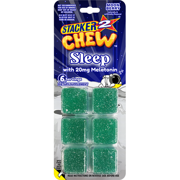 Stacker2 Chew Gummies: Sleep 6ct Pack