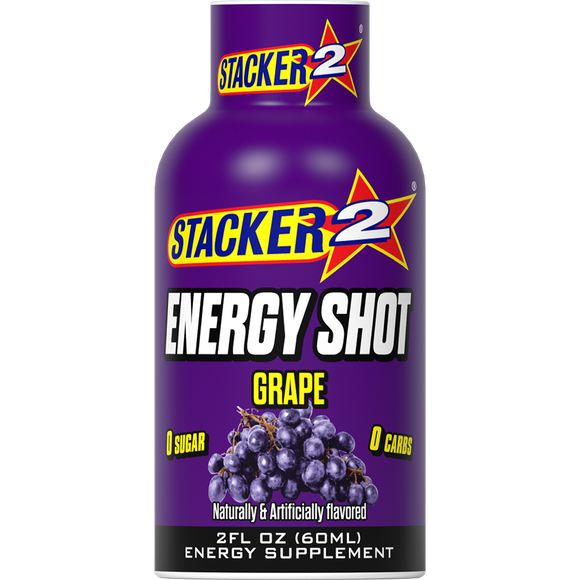 Stacker2 Energy Shots (12pk - 2 oz Bottles)