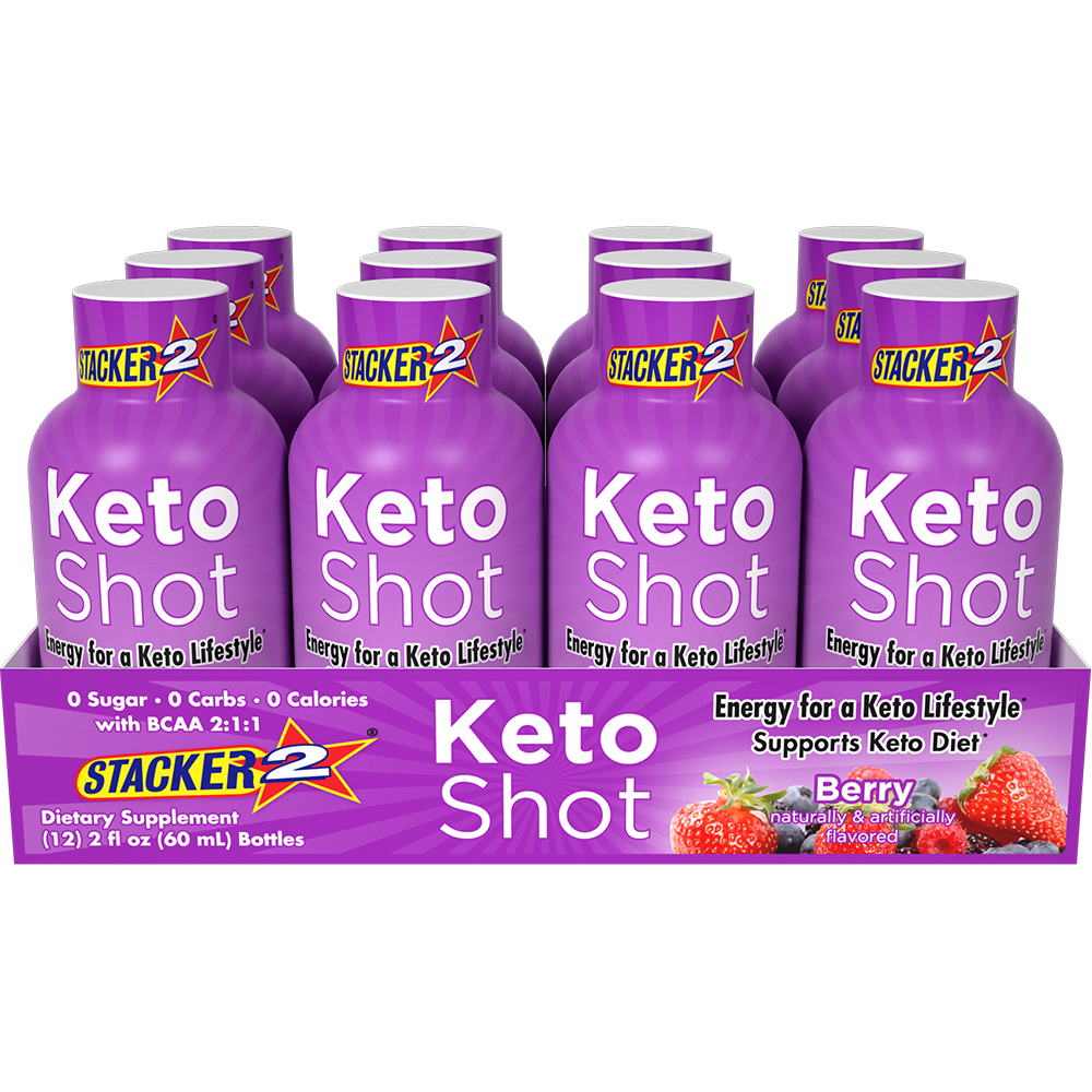 Stacker 2 Keto Shot (12pk – 2 oz Bottles)