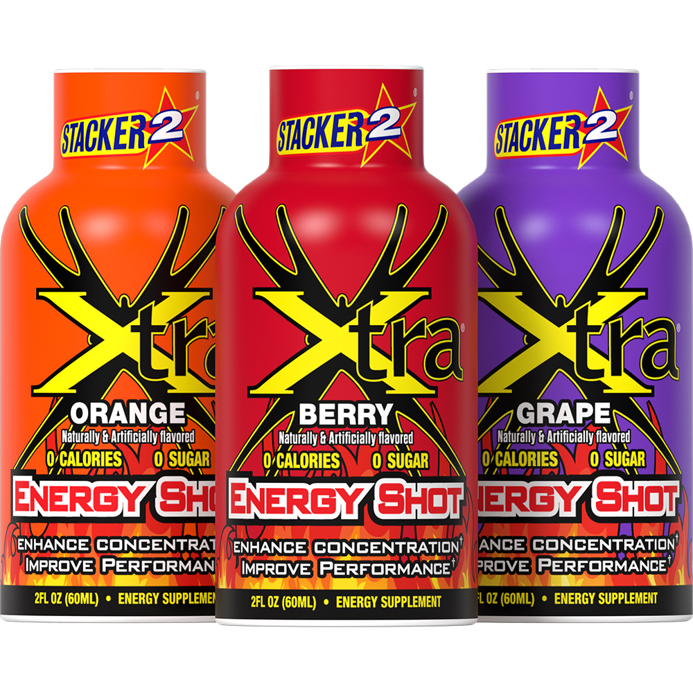 Xtra Energy Shots (12pk - 2 oz Bottles)
