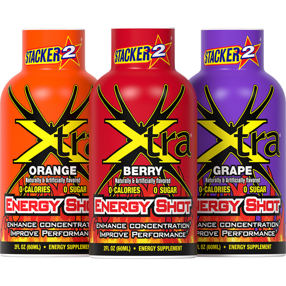 Xtra Energy Shots (12pk - 2 oz Bottles)
