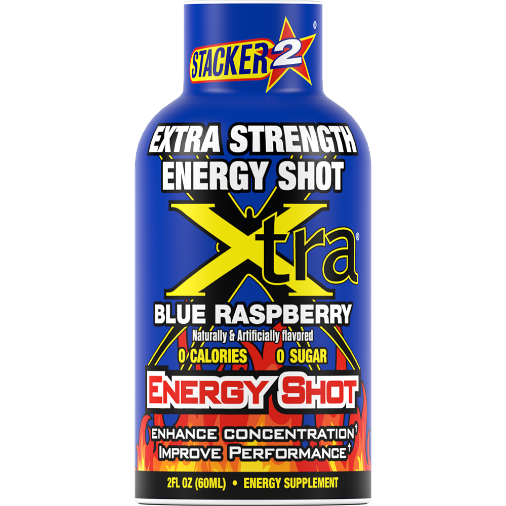 Xtra Energy Shots Extra Strength  (12pk - 2 oz Bottles)