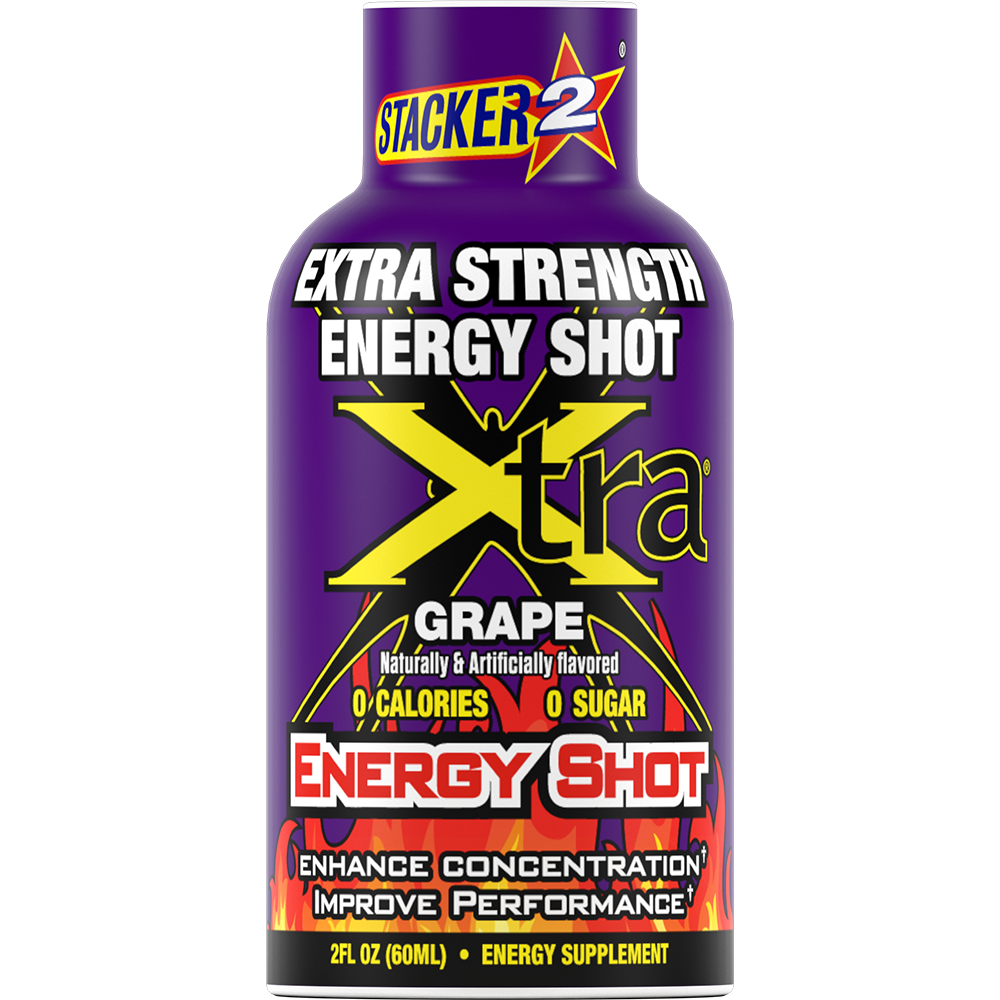 Xtra Energy Shots Extra Strength  (12pk - 2 oz Bottles)