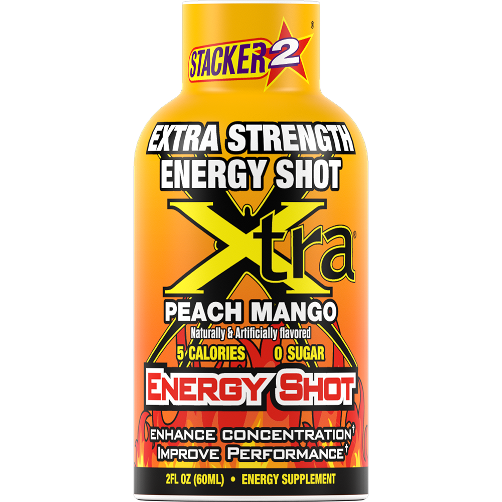 Xtra Energy Shots Extra Strength  (12pk - 2 oz Bottles)