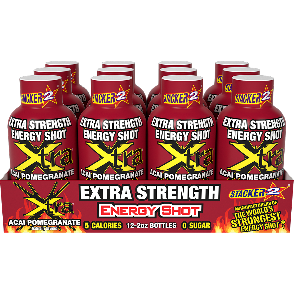 Xtra Energy Shots Extra Strength  (12pk - 2 oz Bottles) - 0