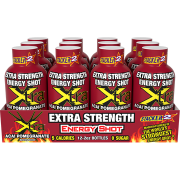 Xtra Energy Shots Extra Strength  (12pk - 2 oz Bottles) - 0