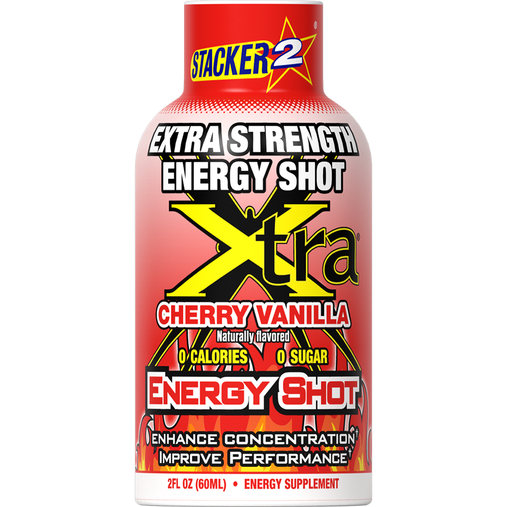 Xtra Energy Shots Extra Strength  (12pk - 2 oz Bottles)