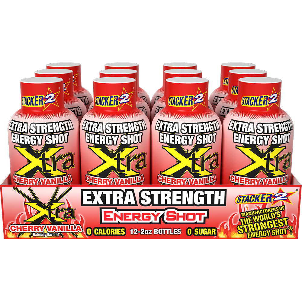 Xtra Energy Shots Extra Strength  (12pk - 2 oz Bottles)