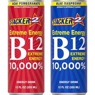 Stacker 2 B12 Energy Drinks 12oz (12pk - 12 oz Cans)