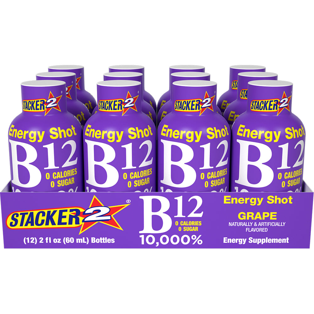B12 Energy Shots (12pk 2 oz bottles) Stacker2