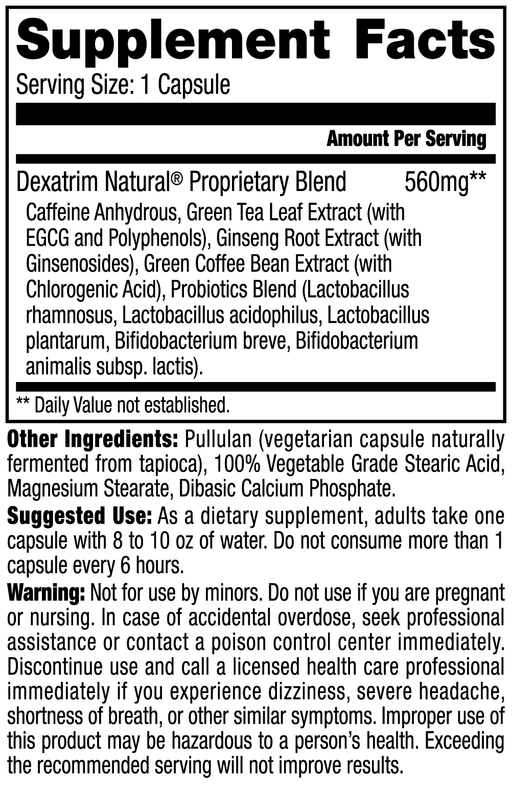Dexatrim Natural dexiBurn (30 Capsules) - 0