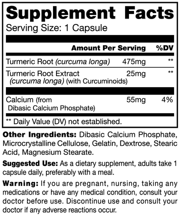Dexatrim Natural: Turmeric (60 Capsules) - 0