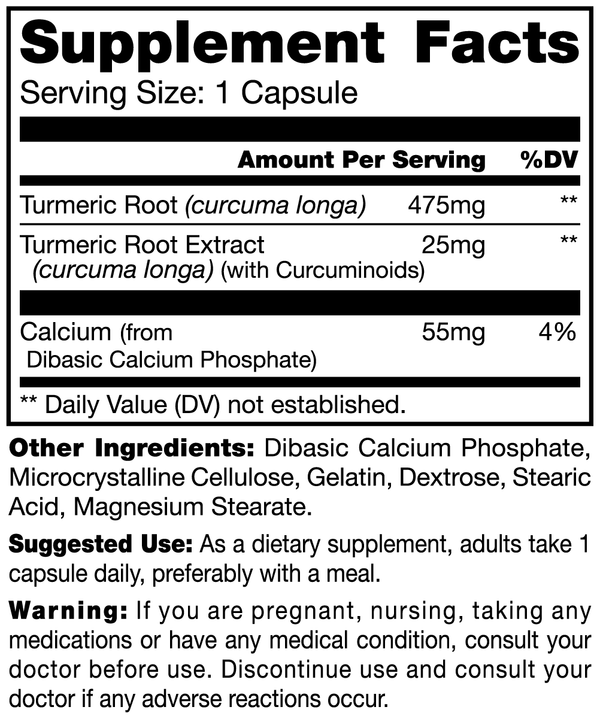 Dexatrim Natural: Turmeric (60 Capsules)