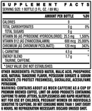 L-Carnitine Shots: Tangerine (12pk - 3 oz Bottles)-3