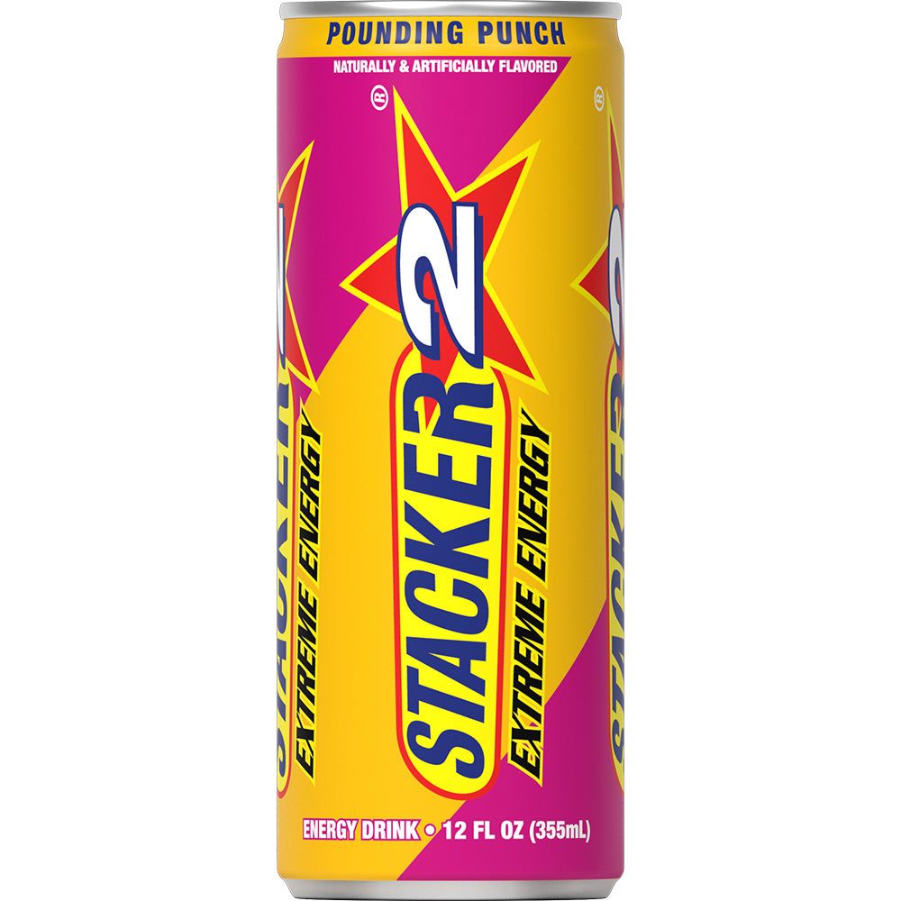 Stacker 2 Extreme Energy Drinks 12oz (12pk 12 oz Cans) Stacker2