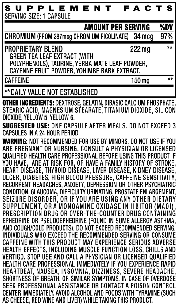 Stacker 2 XPLC Thermogenic Fat Burner & Energy Supplement