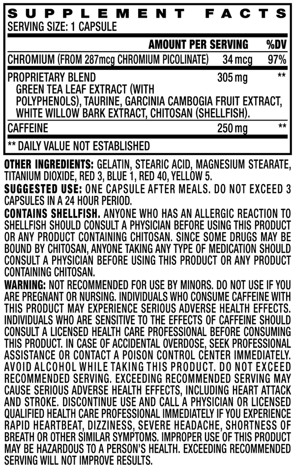 Stacker 3 Metabolizing Fat Burner 20 ea, Pantry