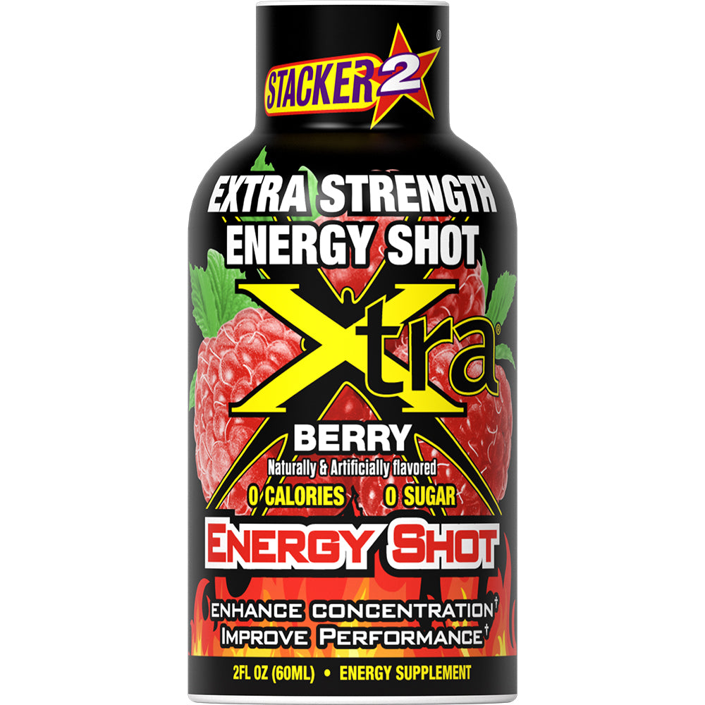 Xtra Energy Shots Extra Strength (12pk 2 oz Bottles) Stacker2