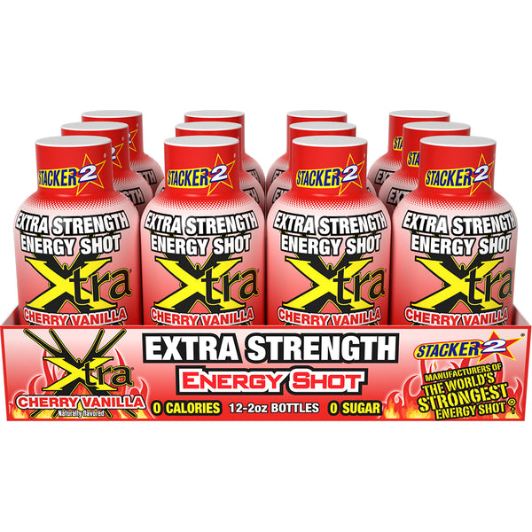 Xtra Energy Shots Extra Strength  (12pk - 2 oz Bottles)